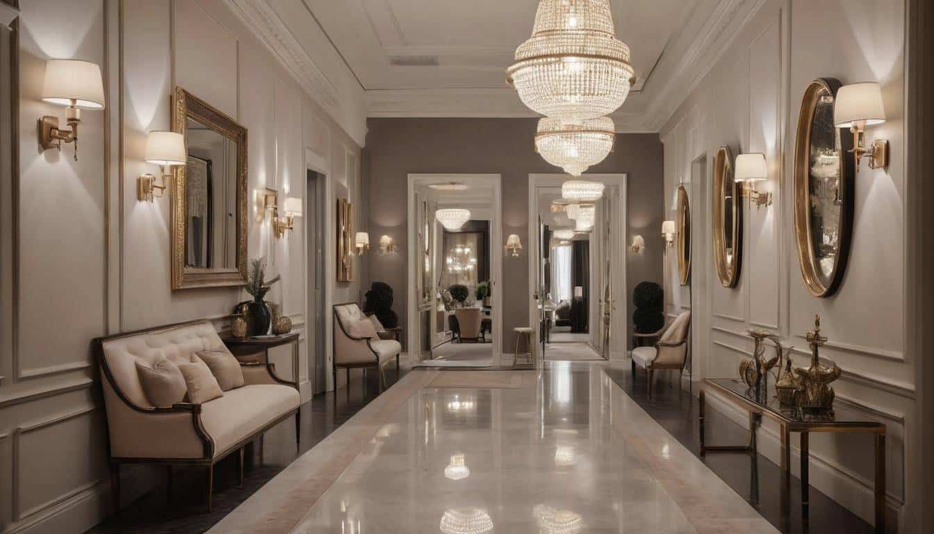 Elegant hallway decor