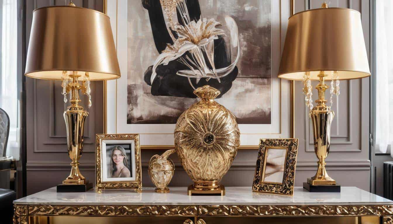 Elegant room decor details