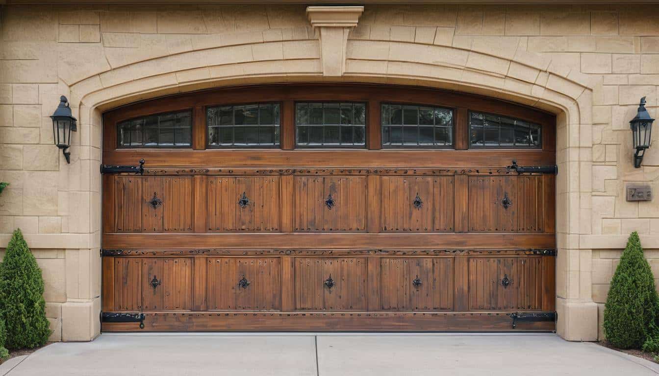 Elegant vintage-inspired garage door