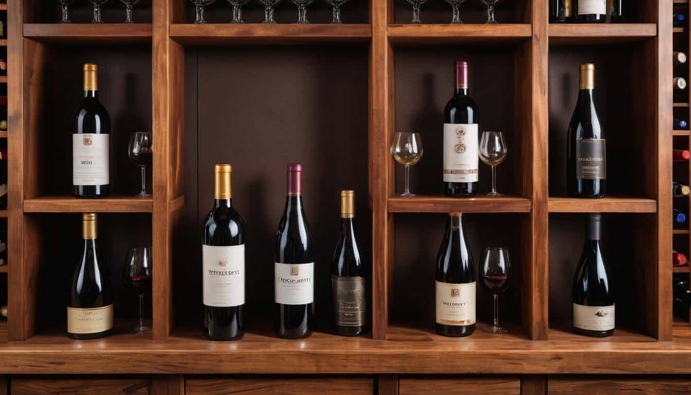 Elegant wine storage display