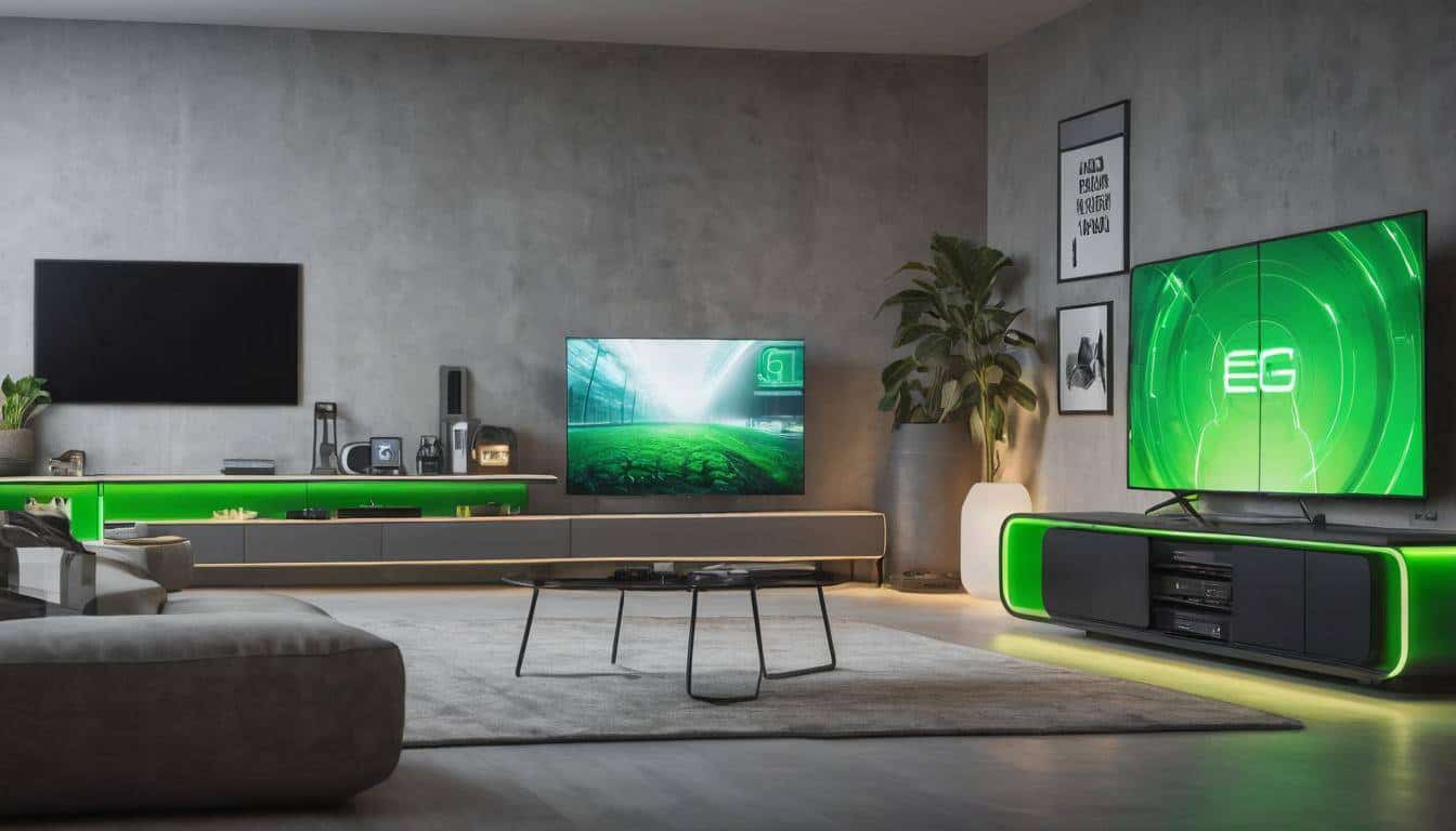 Energy-efficient game room devices