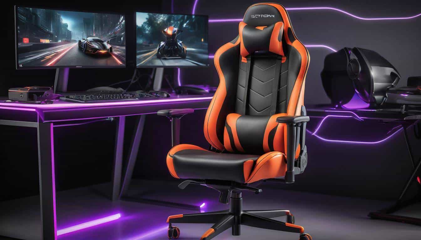 Futuristic gaming chair design