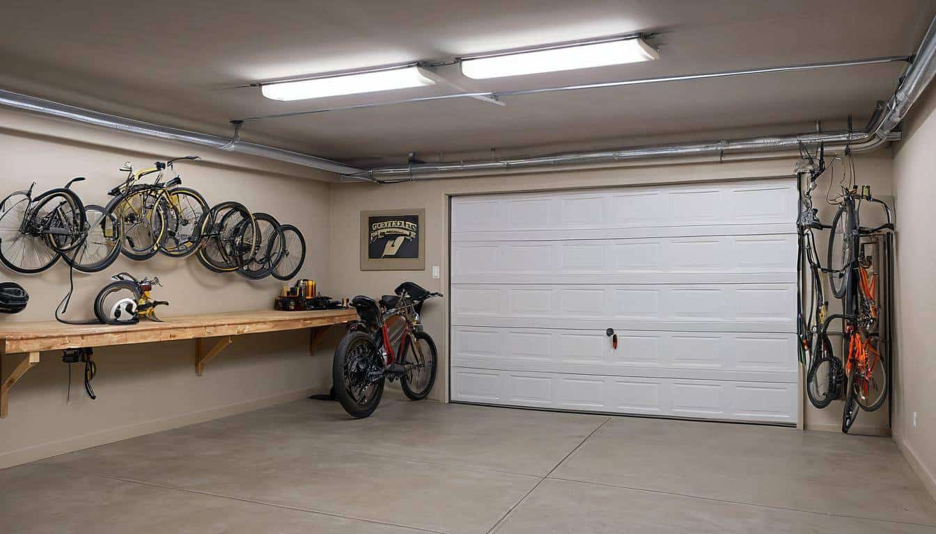 Garage lighting display