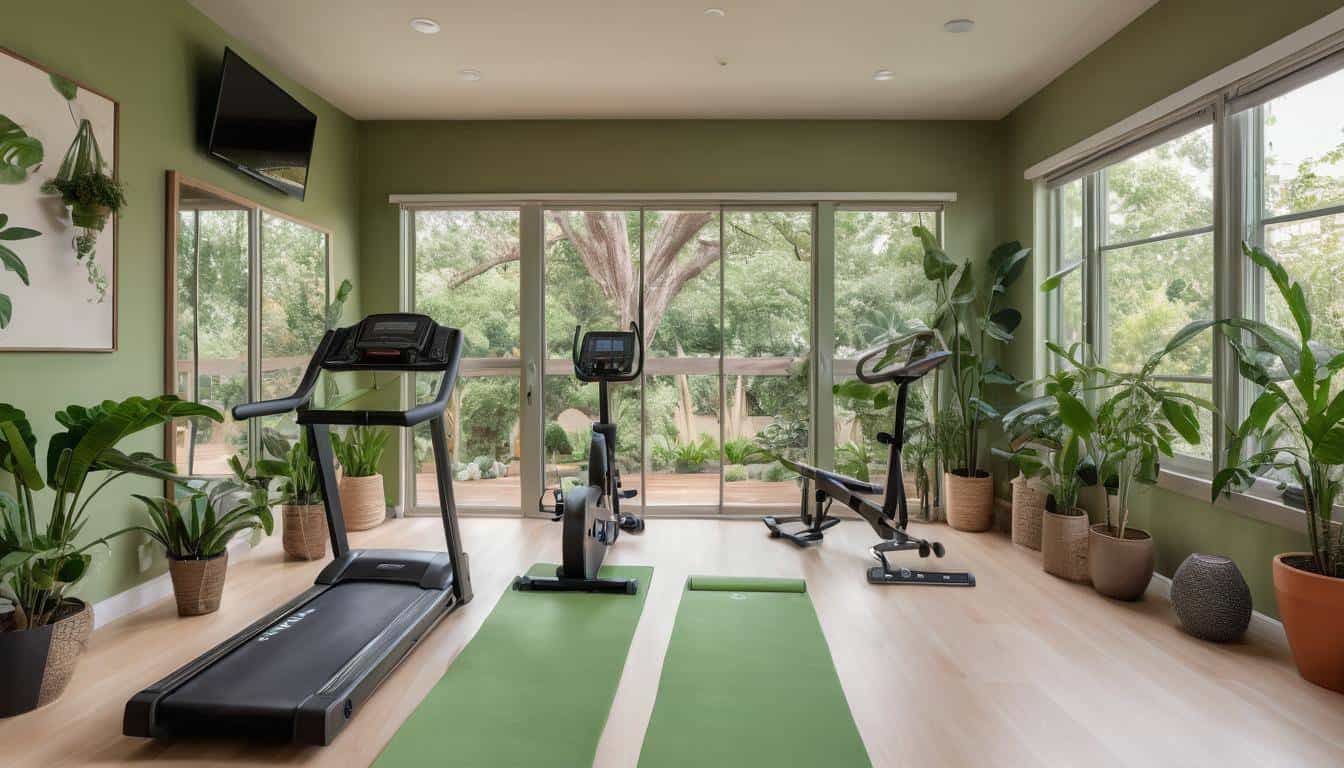 Green home gym design