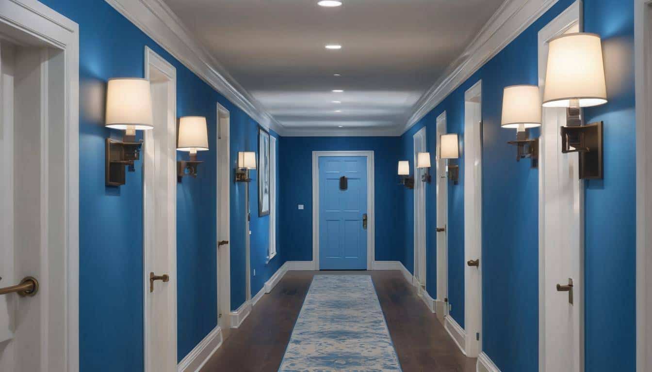 Hallway sconces installation