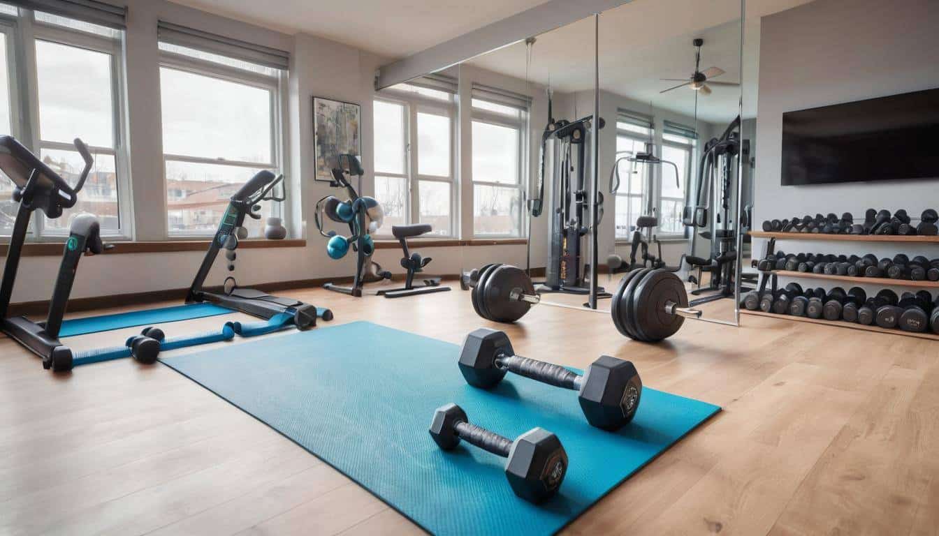 High-quality fitness flooring