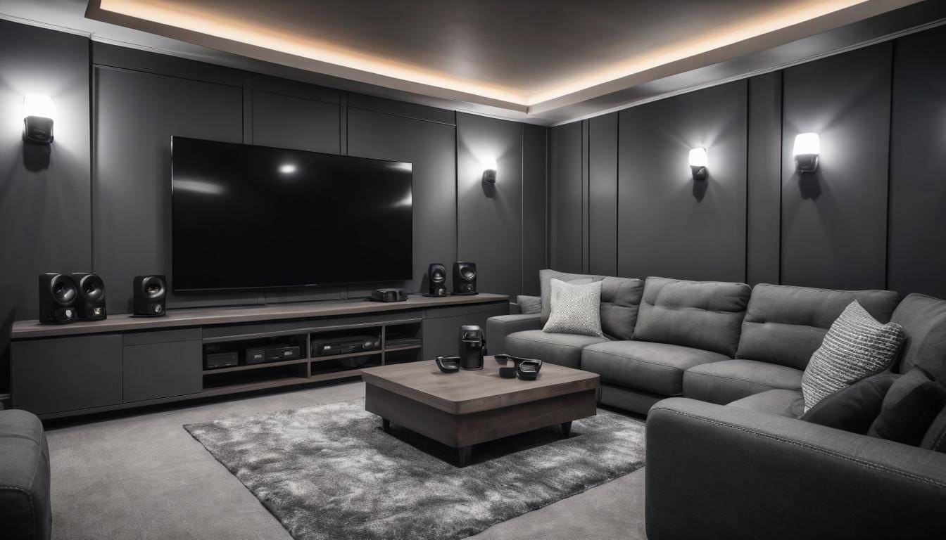 Home cinema comfort setup