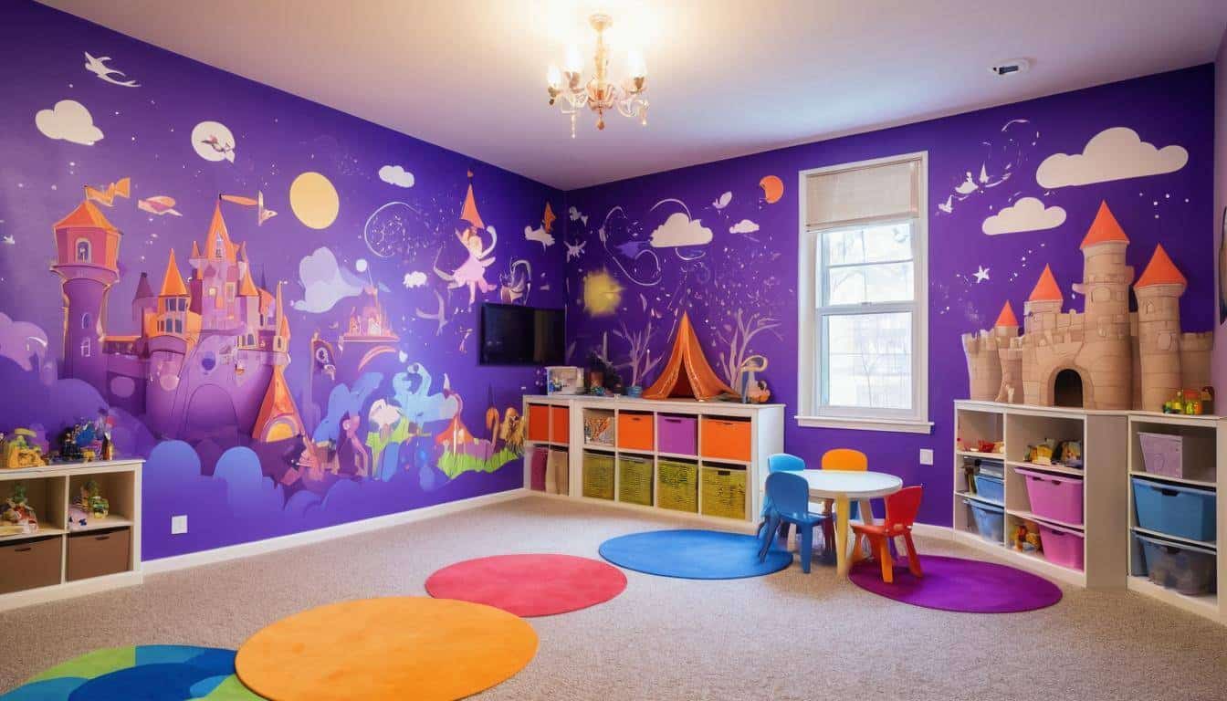 Imaginative playroom decor