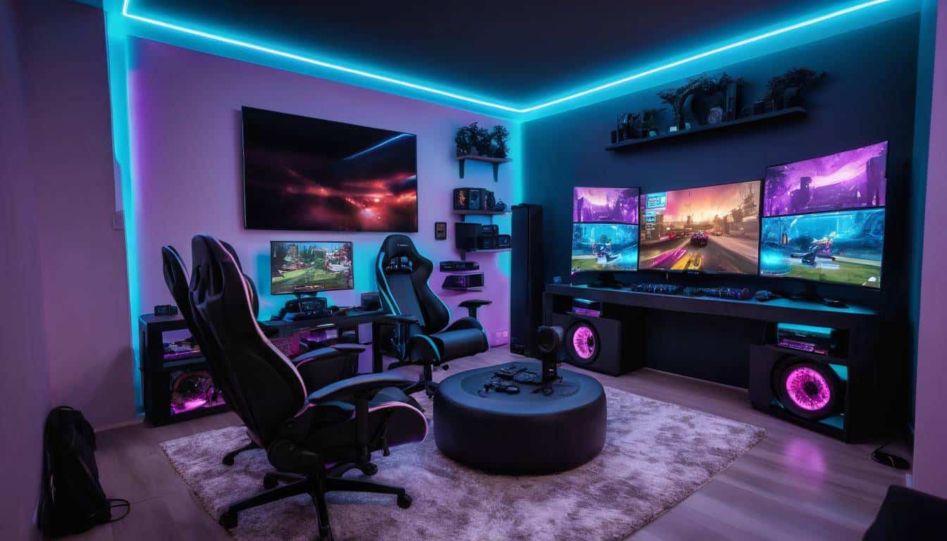 Immersive Mood Gaming Setup