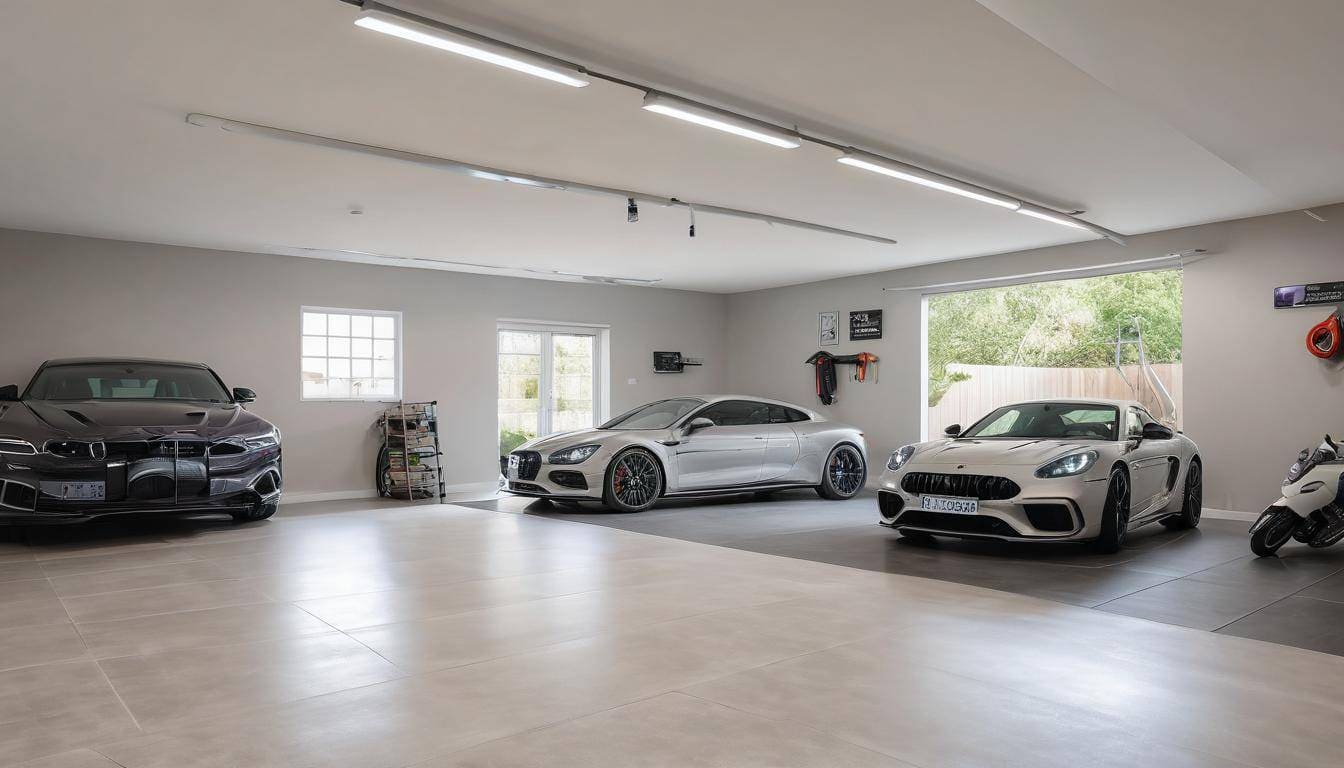 Inviting garage space