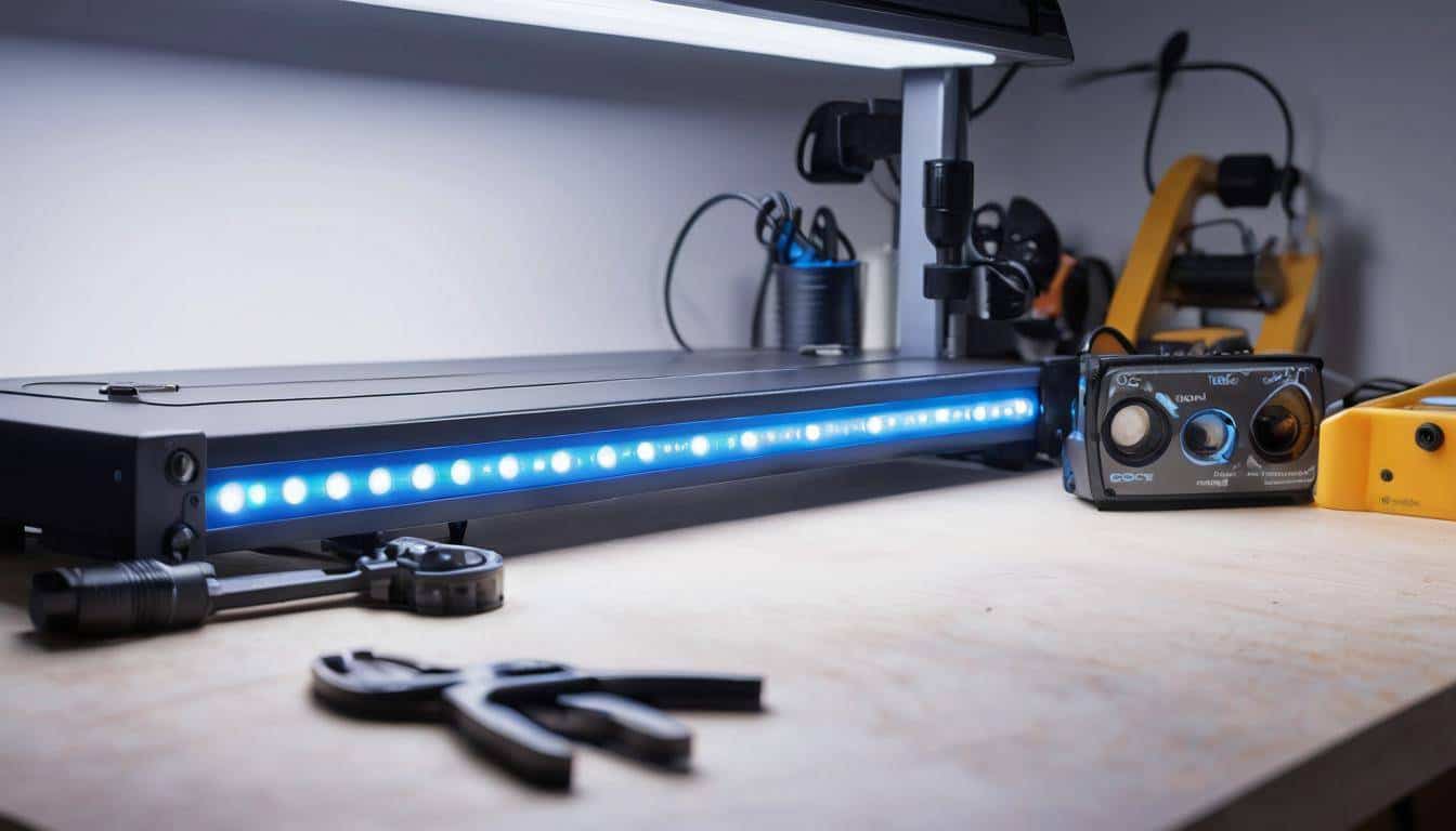 LED strip task lighting