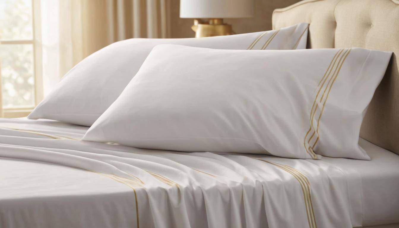 Luxurious Egyptian cotton sheets