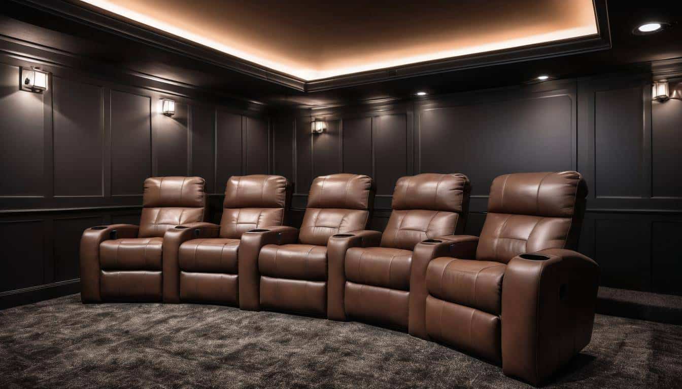 Luxurious Home Theater Recliners