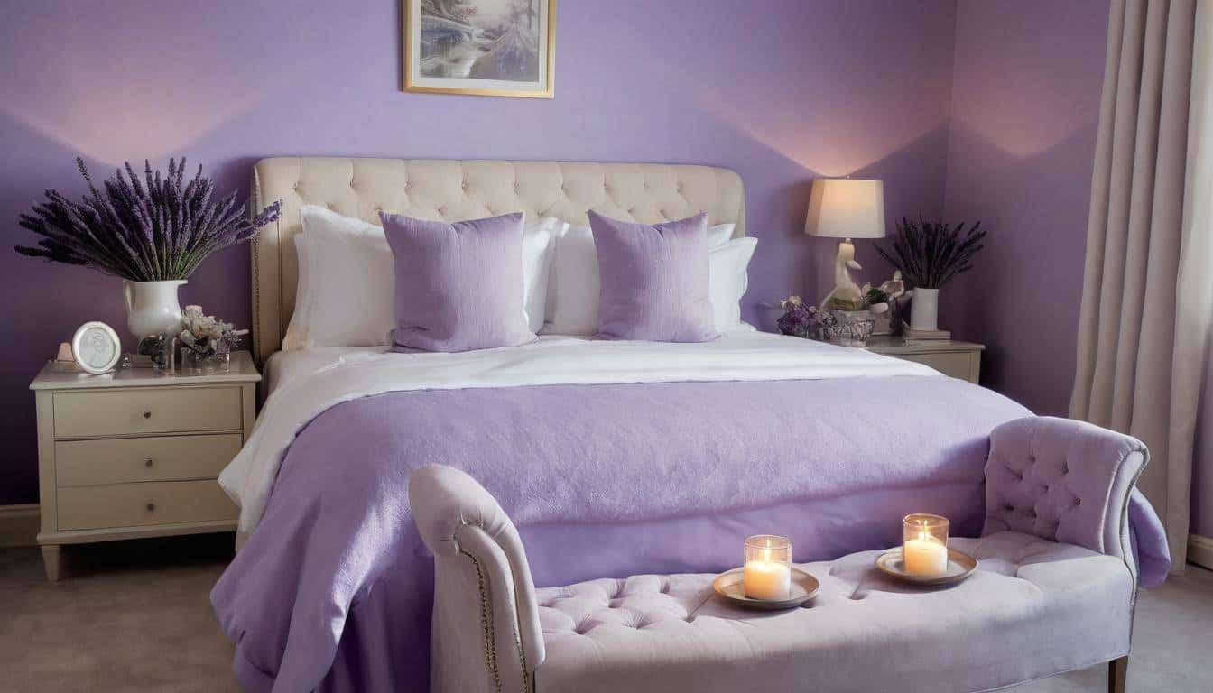 Luxurious Lavender-Themed Room