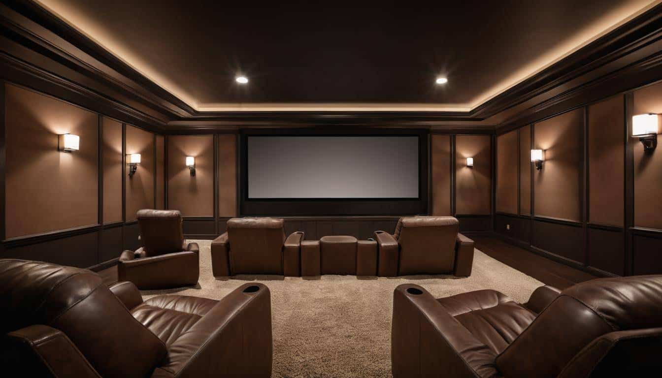 Luxurious home theater