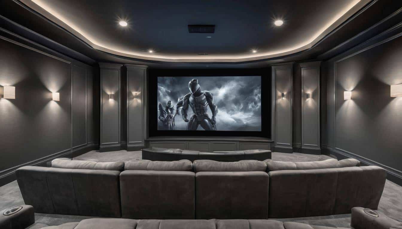 Luxurious home theater