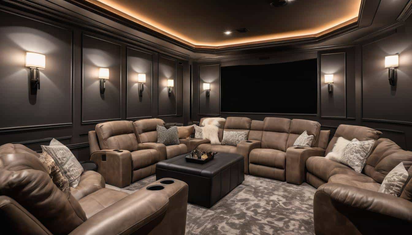 Luxurious home theater design