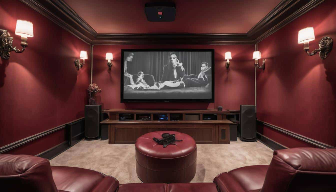 Luxurious home theater design