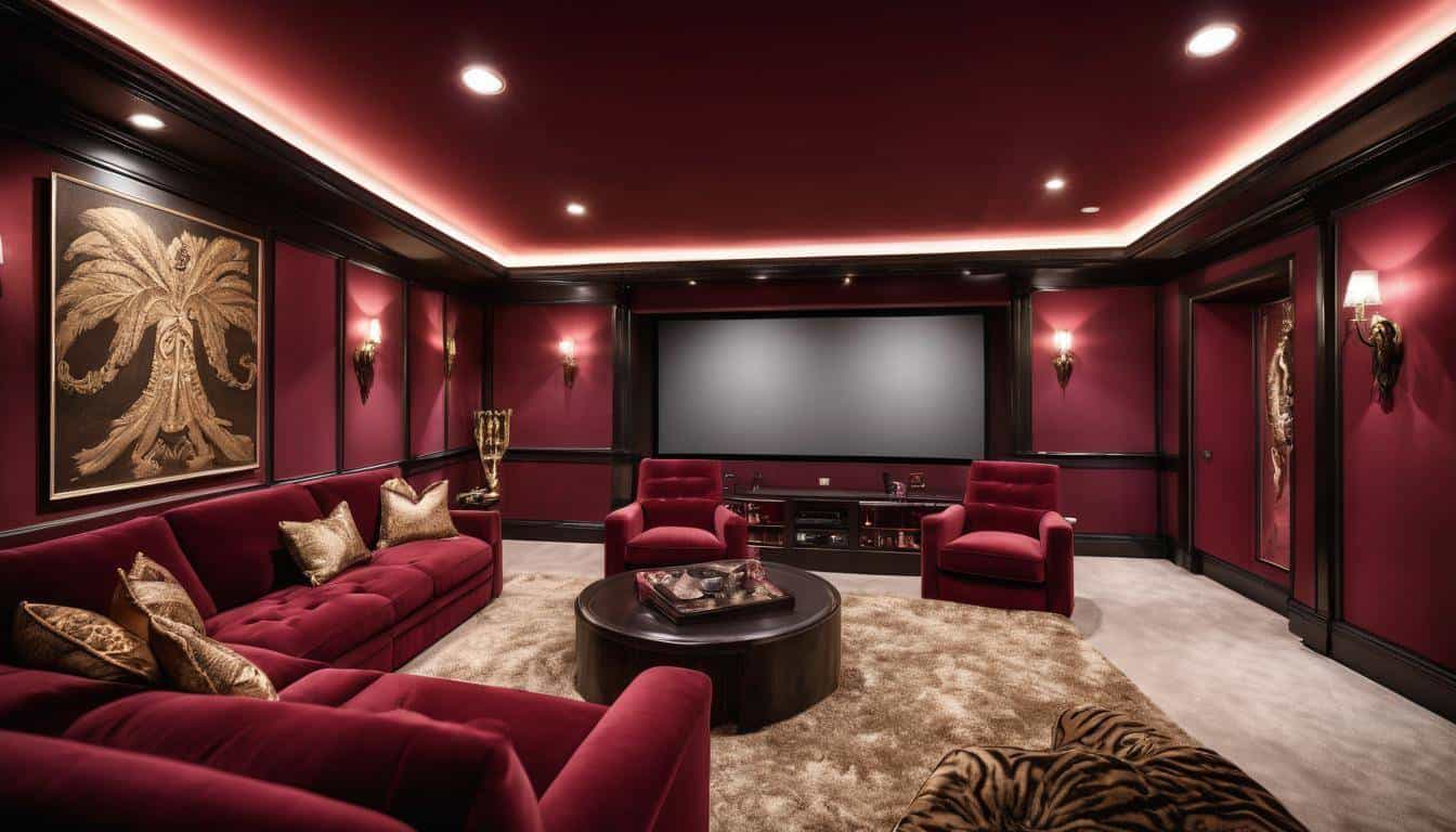 Luxurious home theater