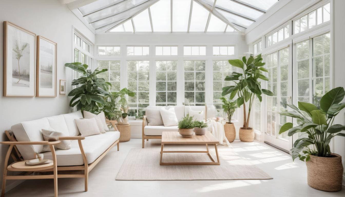 Minimalist sunroom design