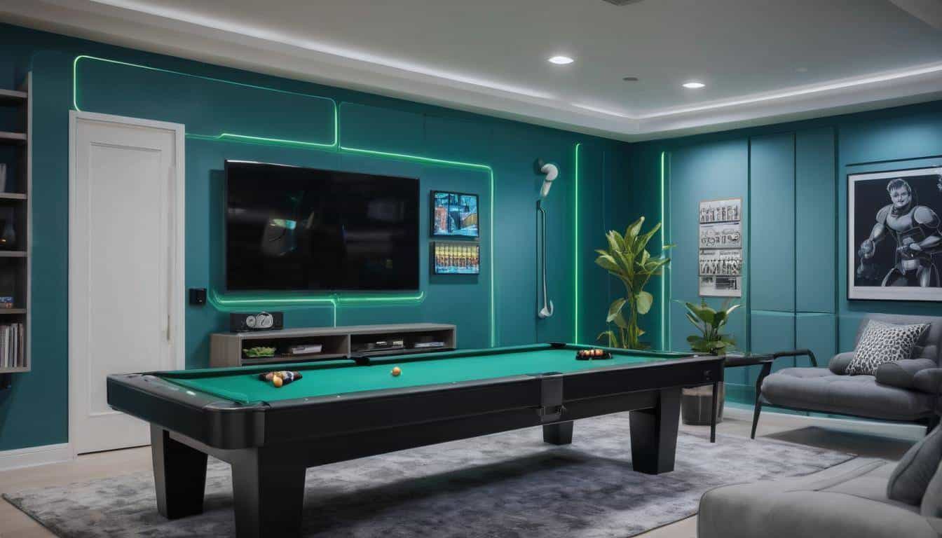 Modern energy-efficient game room