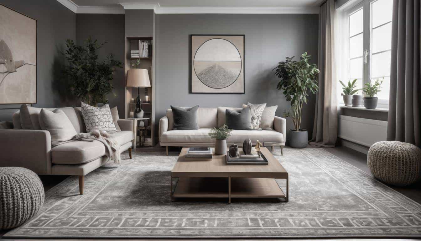 Modern grey-themed interior