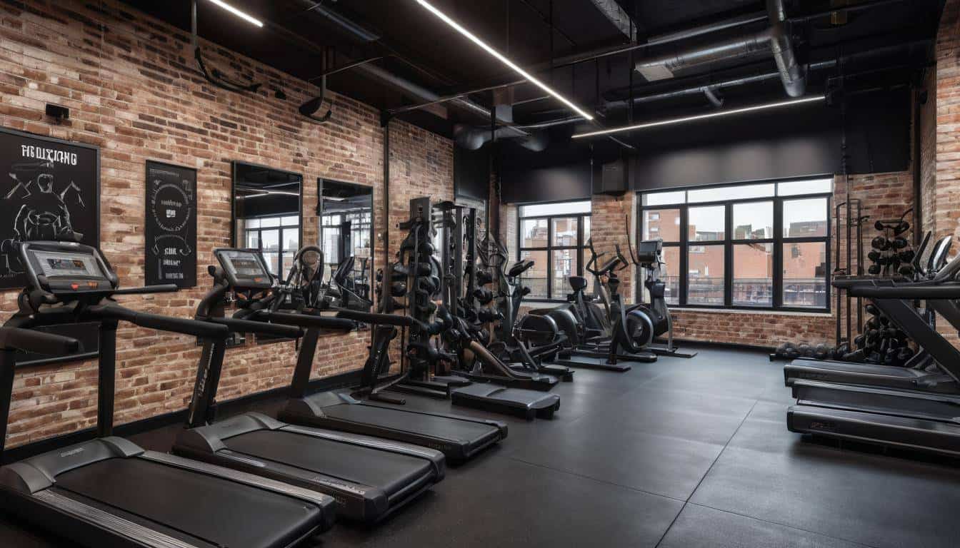 Modern gym interior design