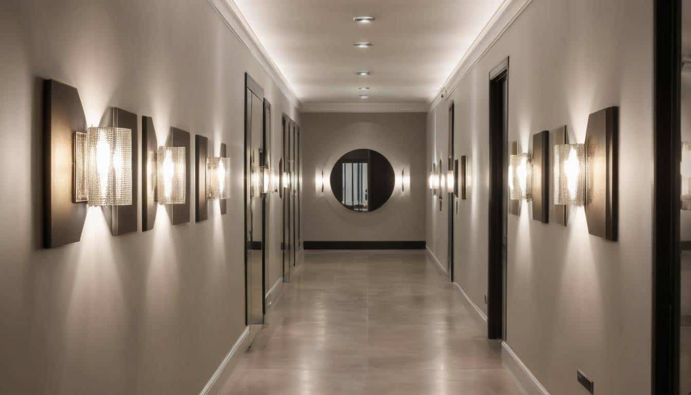 Modern hallway lighting