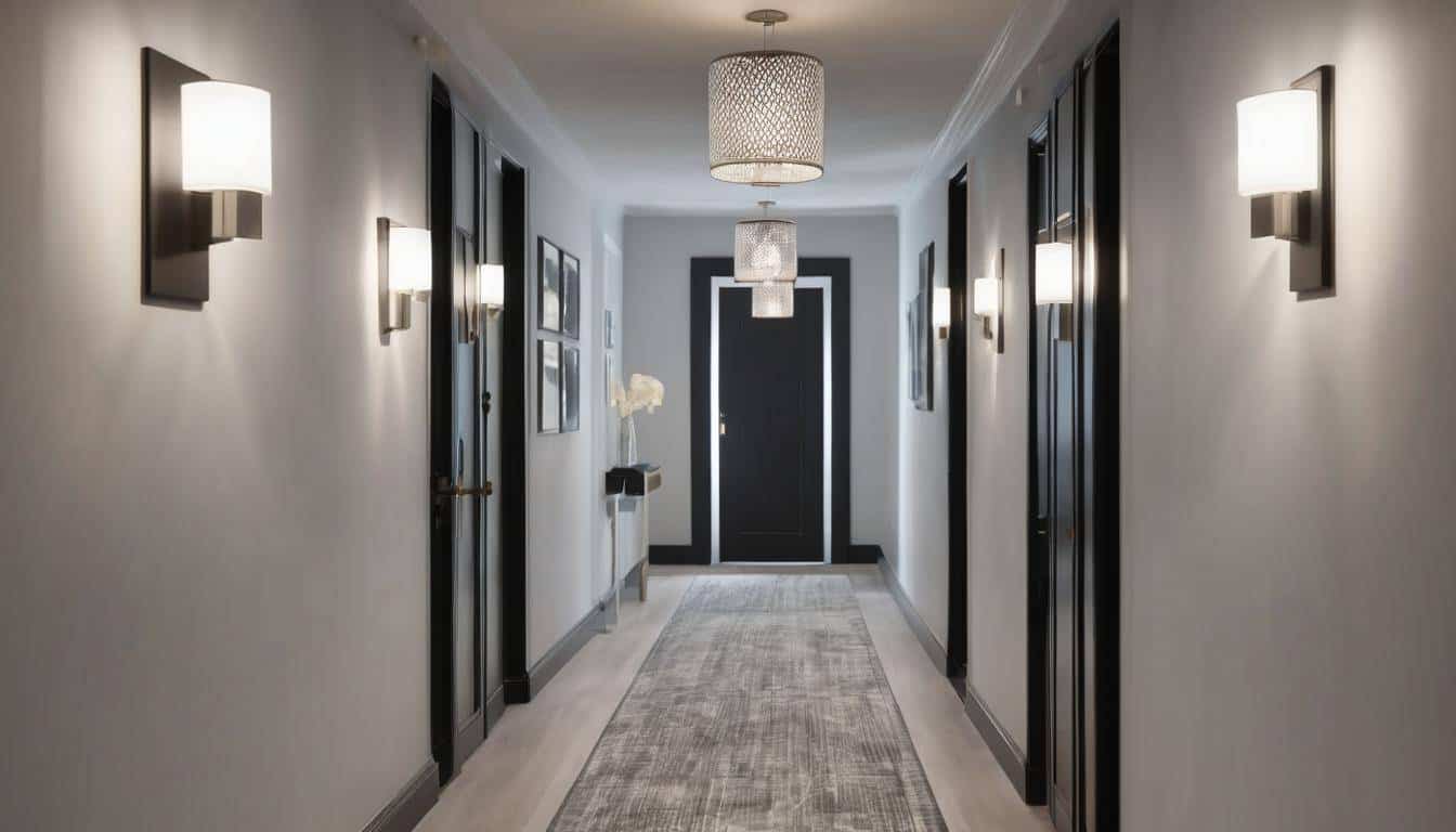 Modern hallway lighting fixtures