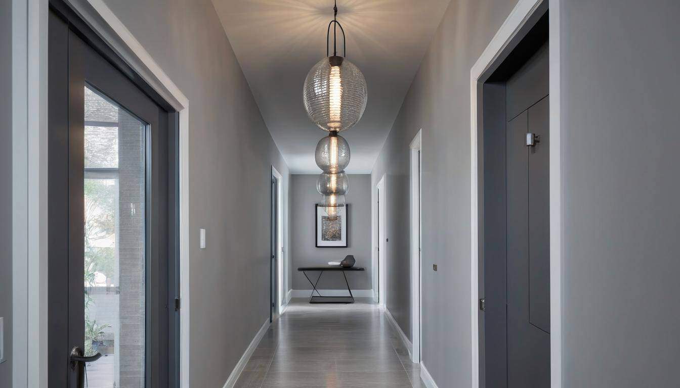 Modern hallway lighting