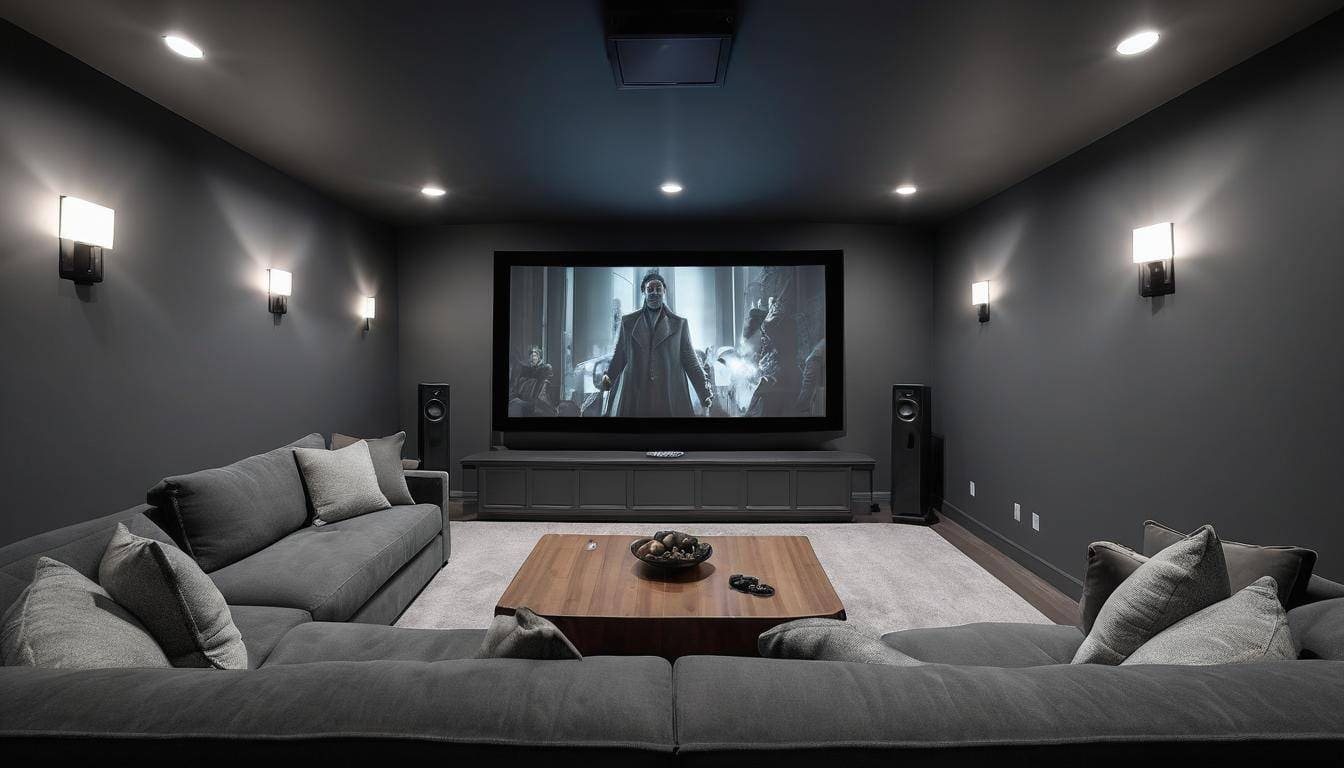 Modern home theater setup