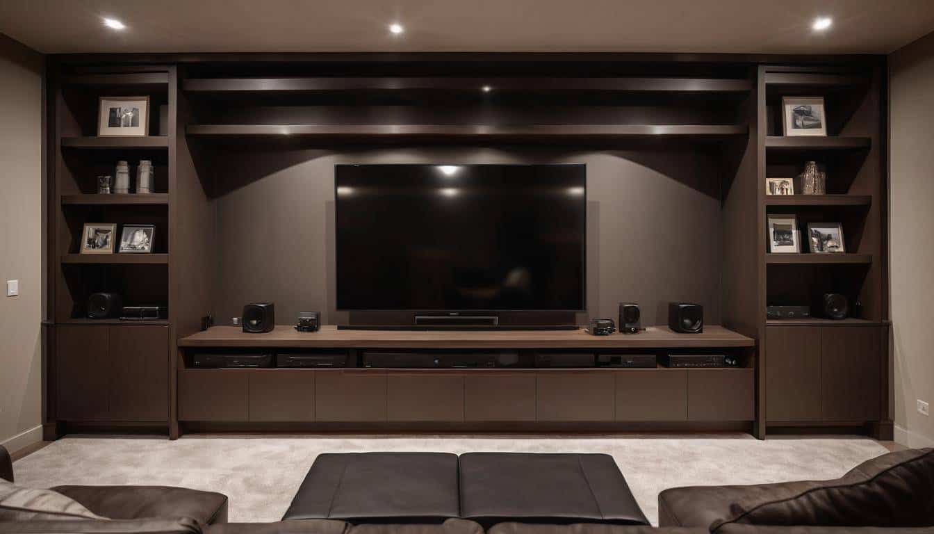 Modern home theater setup