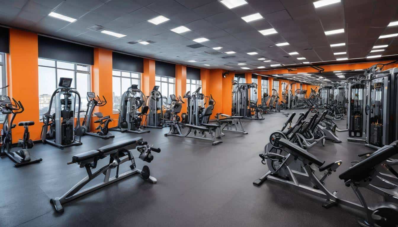 Modern multi-functional gym equipment