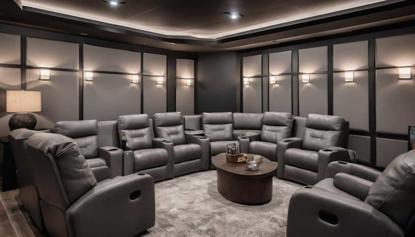 Modular home theater seating design