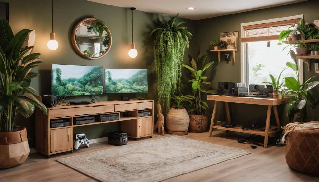 Nature-inspired gaming room