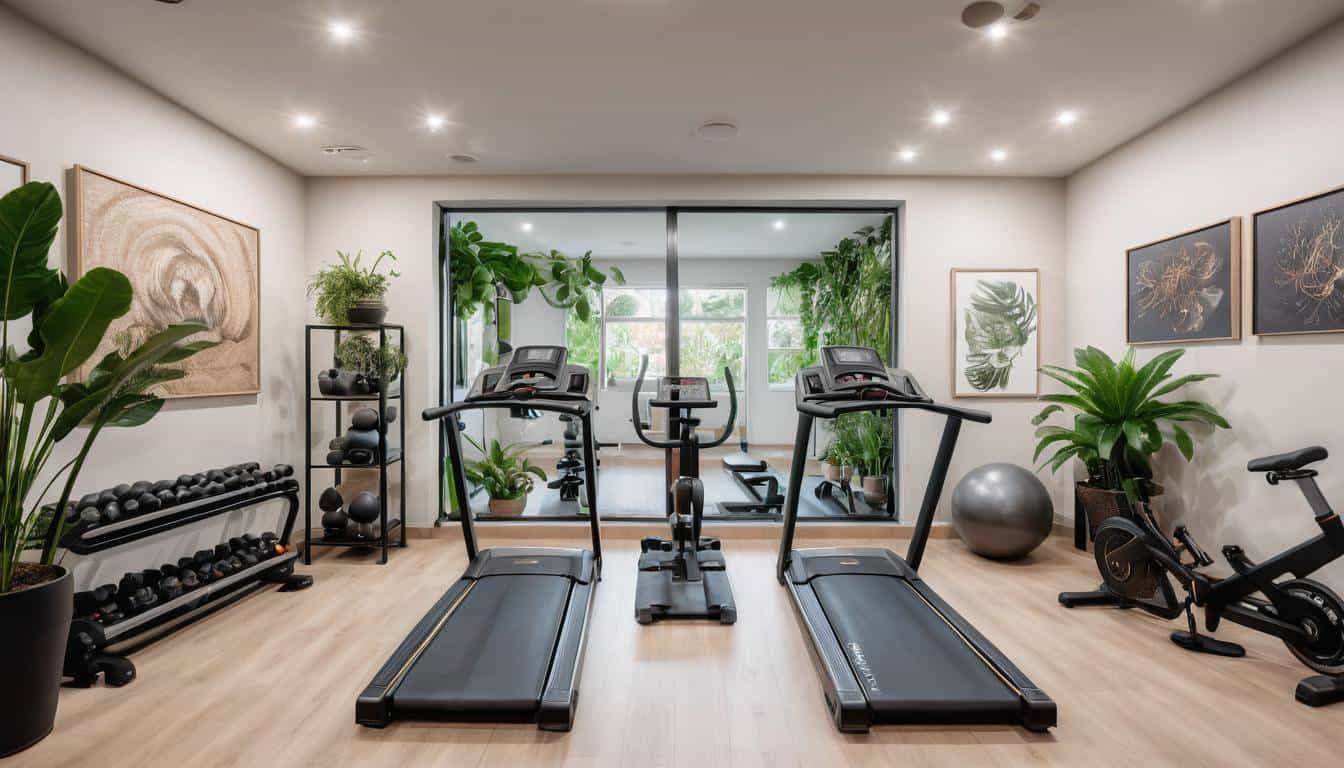 Optimized home gym setup