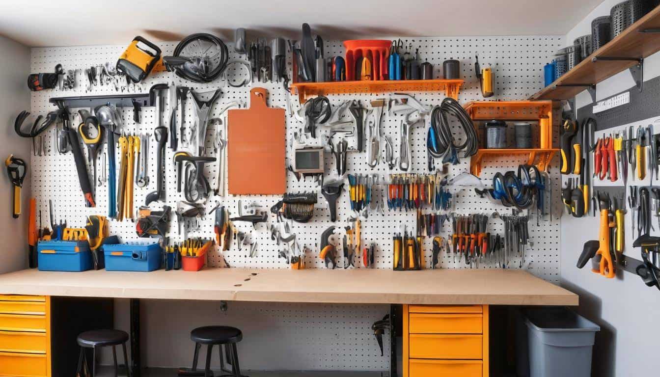 Organized garage tools