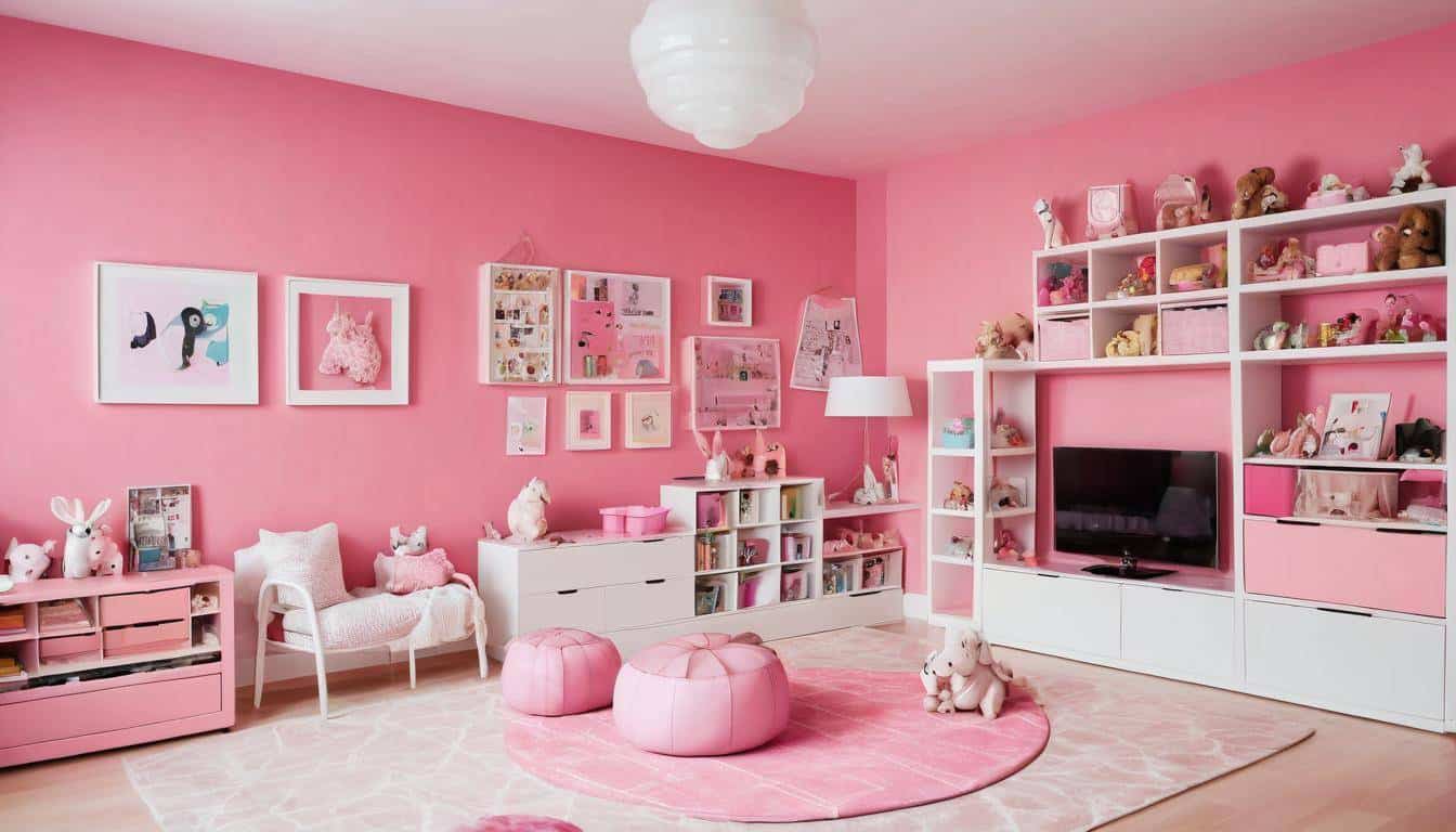 Playful pink storage solutions