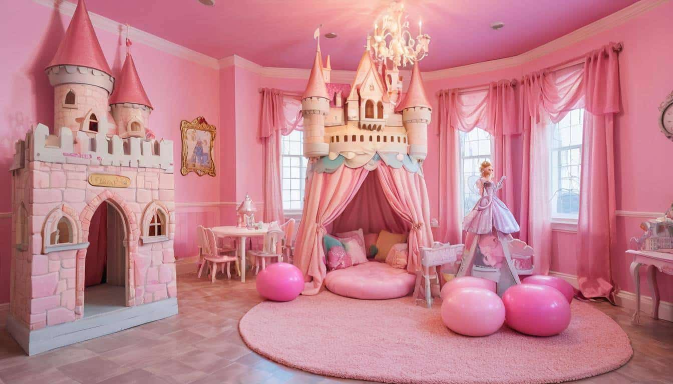 Princess castle playroom theme