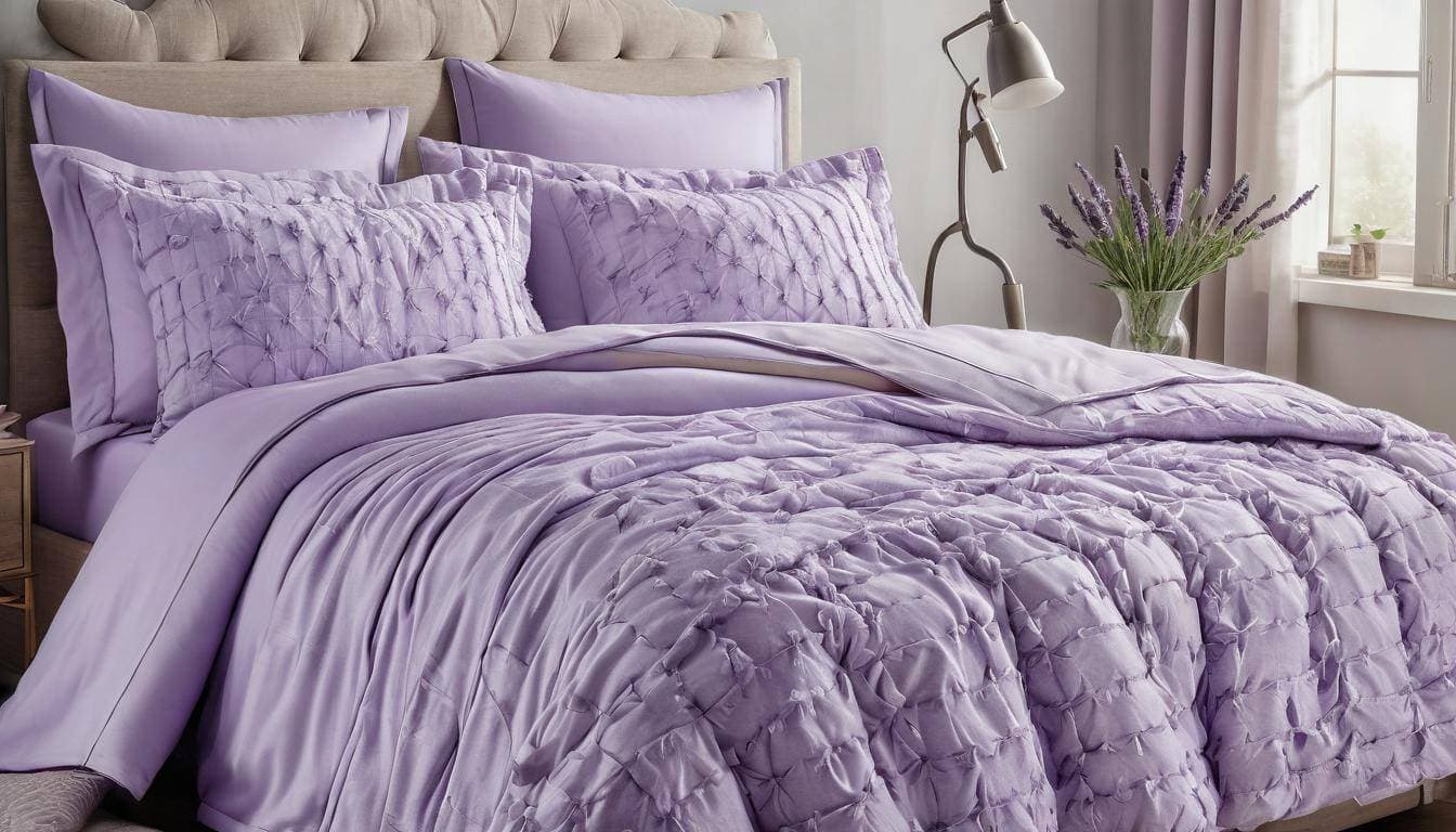 Queen-sized Lavender Bedding Set