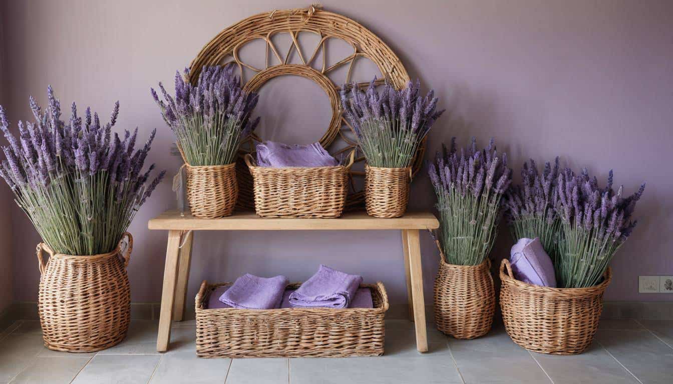 Rustic lavender sanctuary