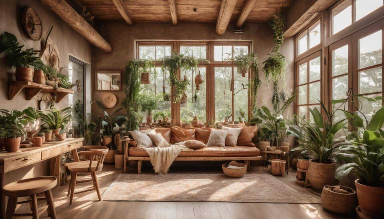 Rustic oasis with daylight