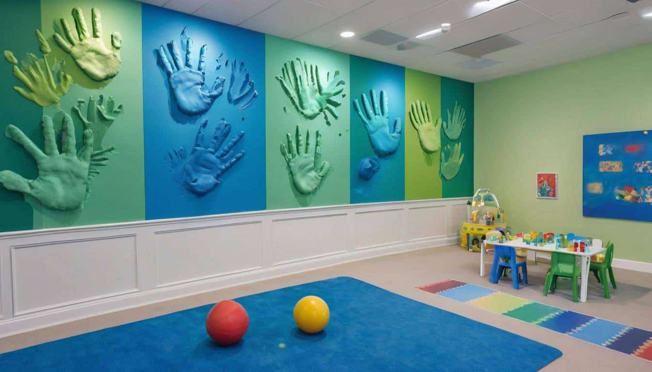 Sensory playroom walls