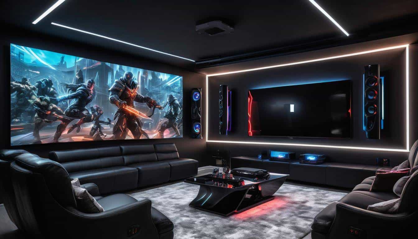 Sophisticated gaming room lighting