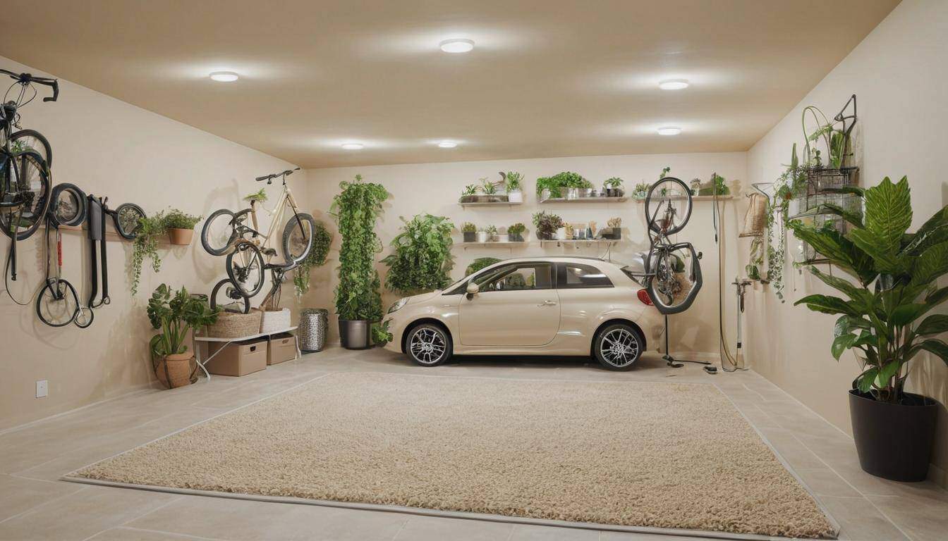Stylish transformed garage