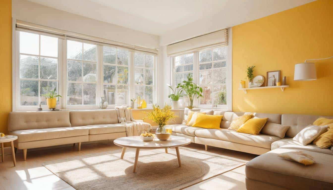 Sunlit inviting room