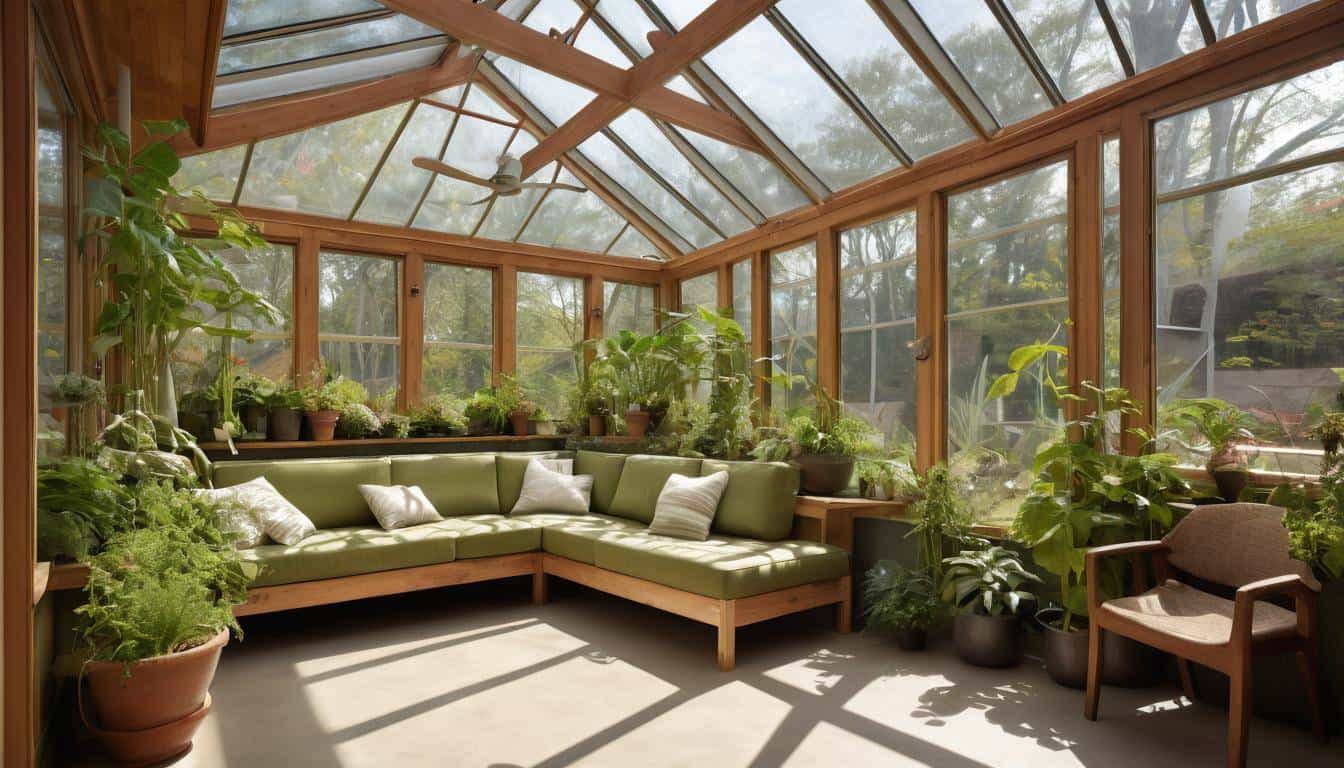 Sustainable eco-friendly sunroom