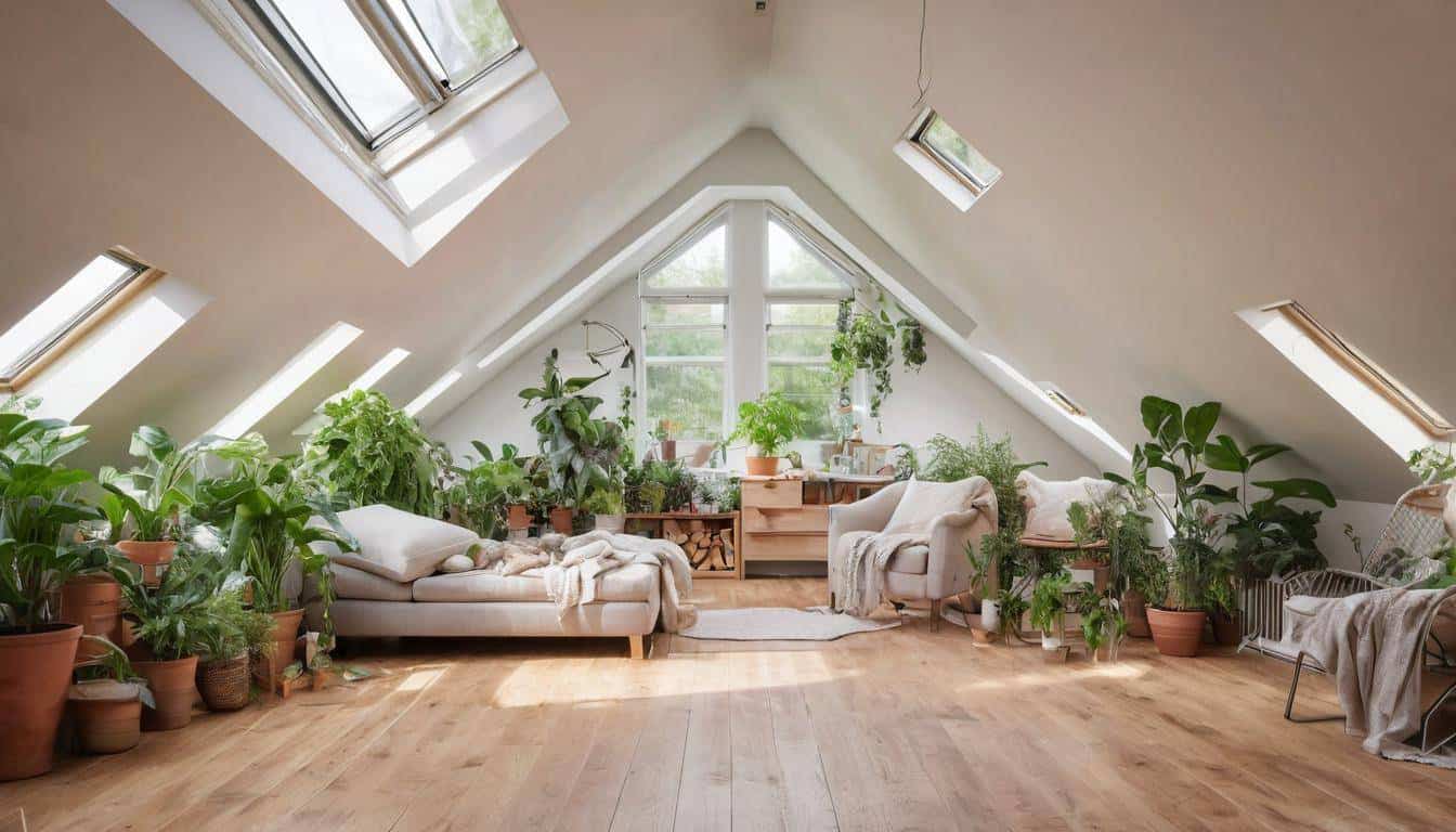 Sustainable green attic