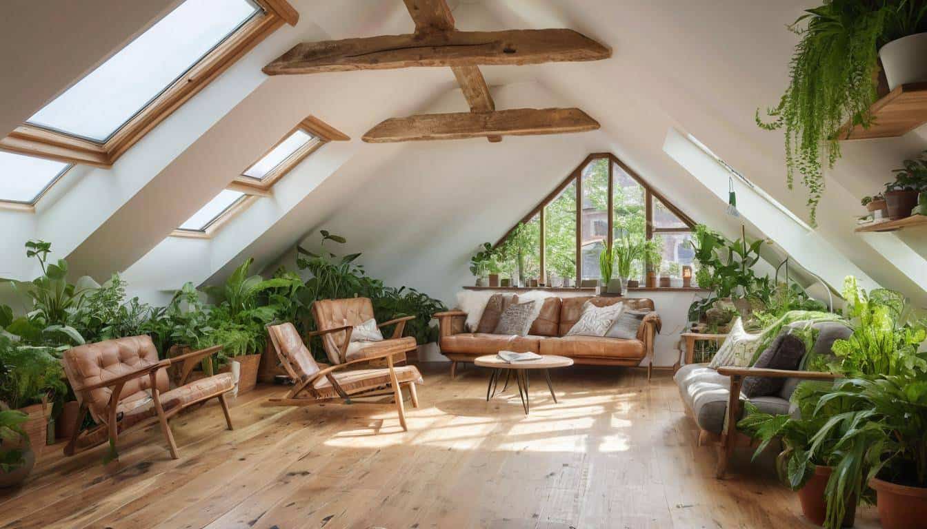 Sustainable green attic