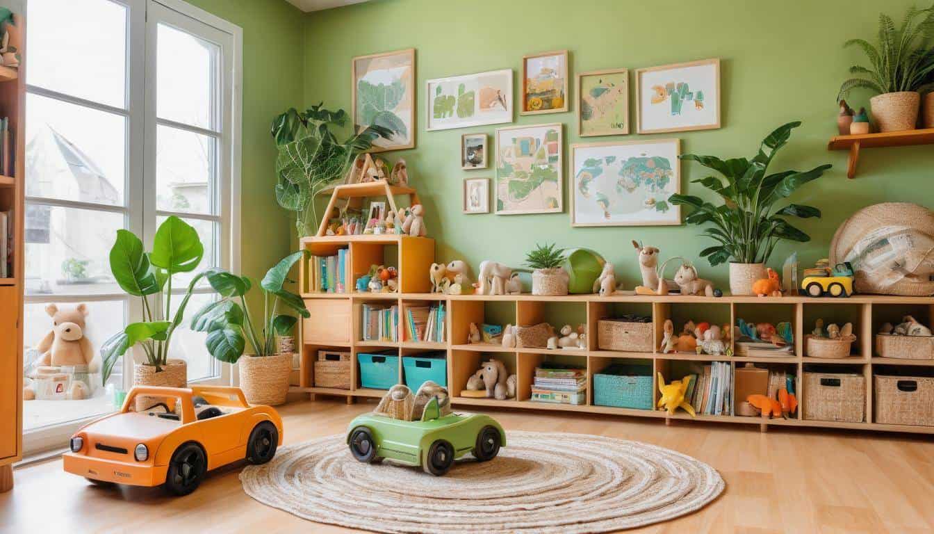 Sustainable green playroom